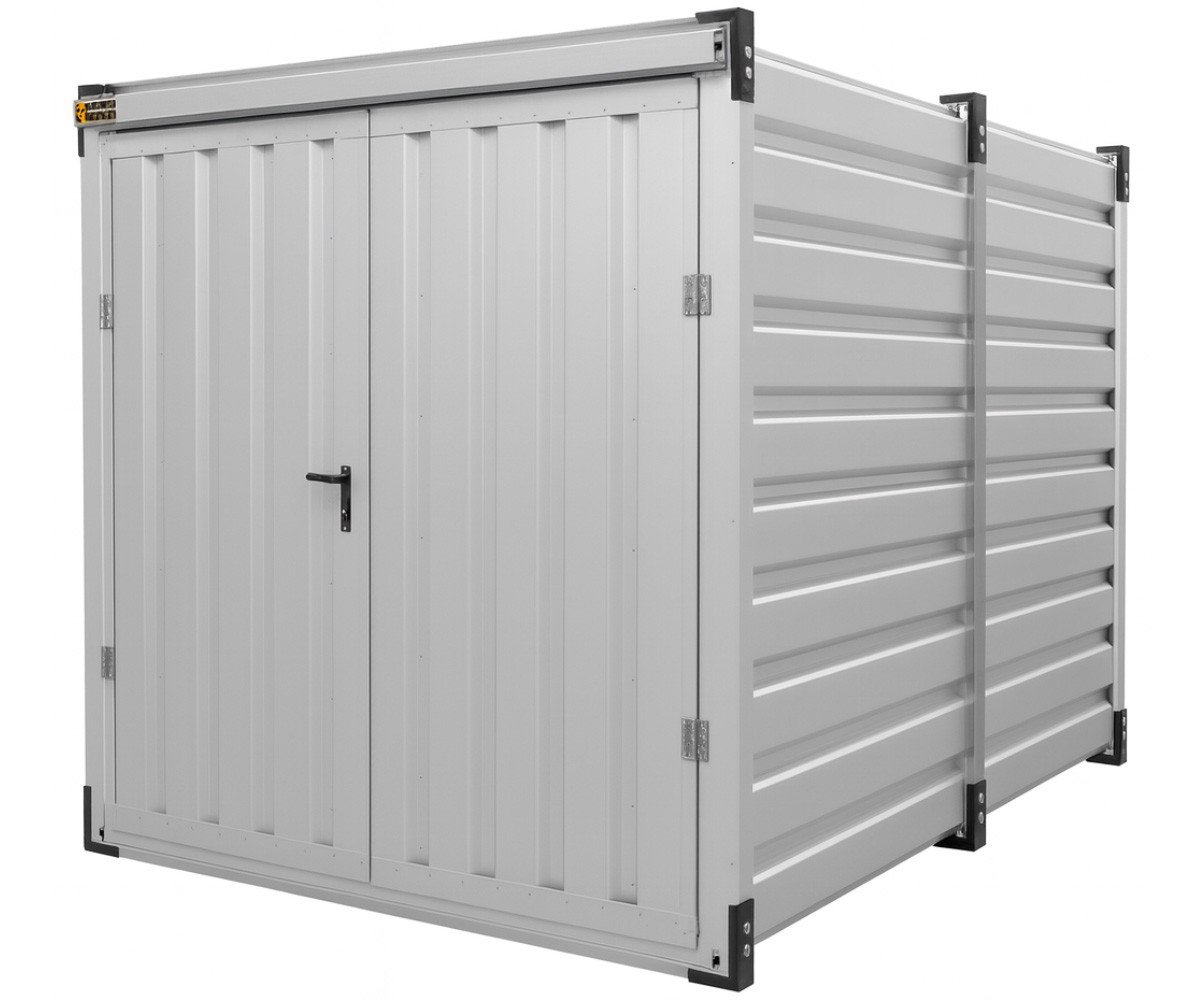 3m Lagercontainer mit Antikondensat und Doppeltür