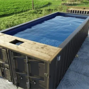 Pool-Container 20 Fuß – Plug & Play Komplettset