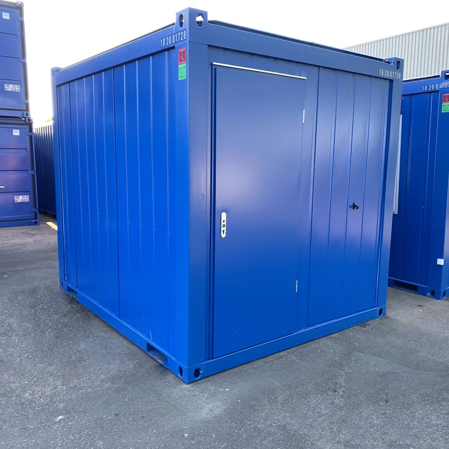 10 Fuß bürocontainer Blau RAL 5010