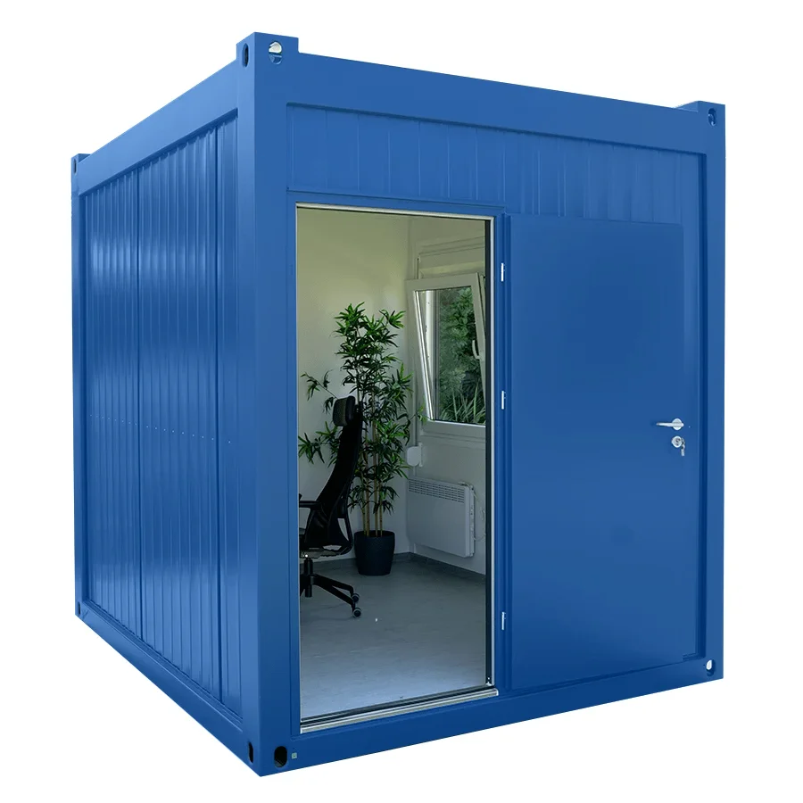 10 Fuß bürocontainer Blau RAL 5010 – Bild 2