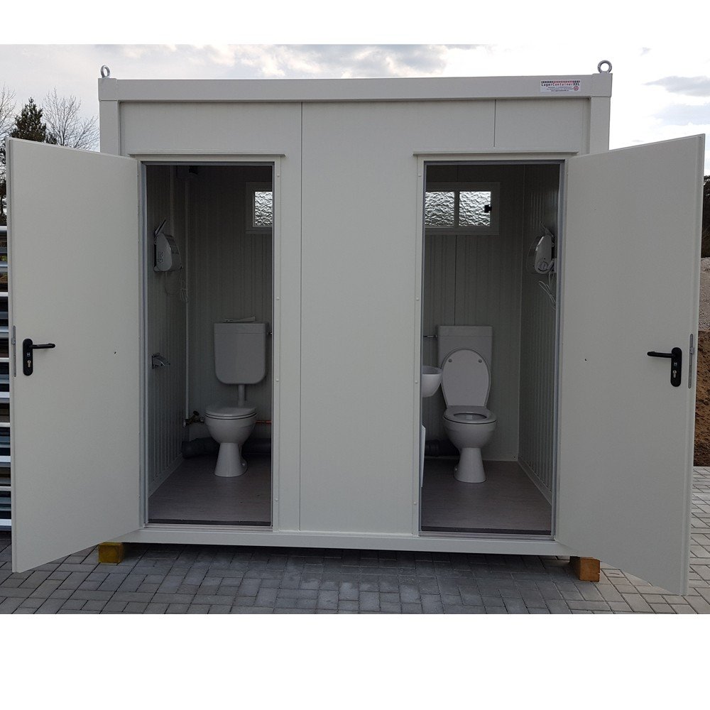 Sanitärcontainer – Mini-WC „Poco-Sani Nr. 2“ für Damen und Herren