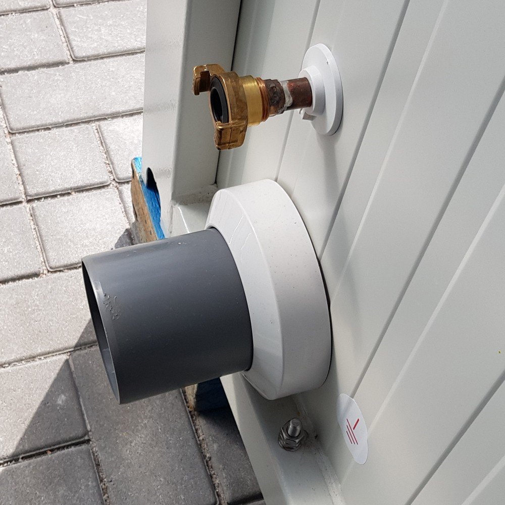Sanitärcontainer – Mini-WC „Poco-Sani Nr. 2“ für Damen und Herren – Bild 4