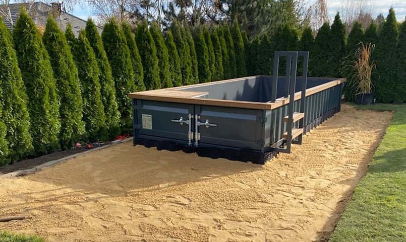 Poolcontainer 6,20 × 2,50 m – Comfort Paket – Bild 2