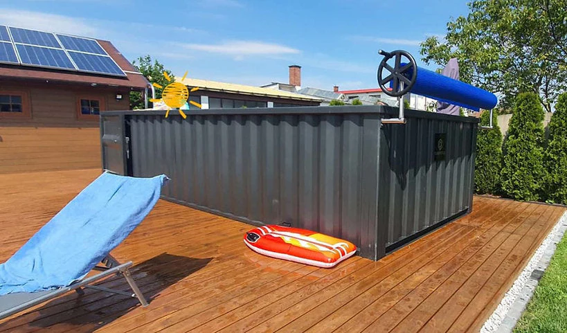 Poolcontainer 6,20 × 2,50 m – Comfort Paket – Bild 4