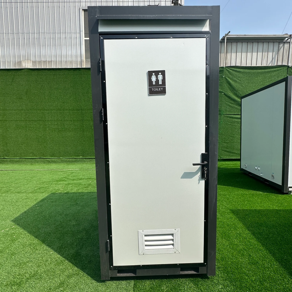Einzelne mobile Toiletten