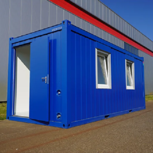 Bürocontainer 20 Fuß 6,05 x 2,43 – RAL 5010