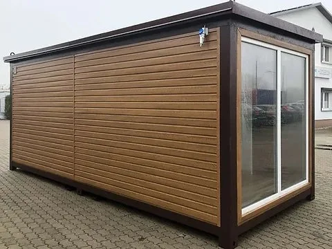 KANTOORCONTAINER 6 X 2,40 M HOUTKLEUR – NIEUW – Bild 5