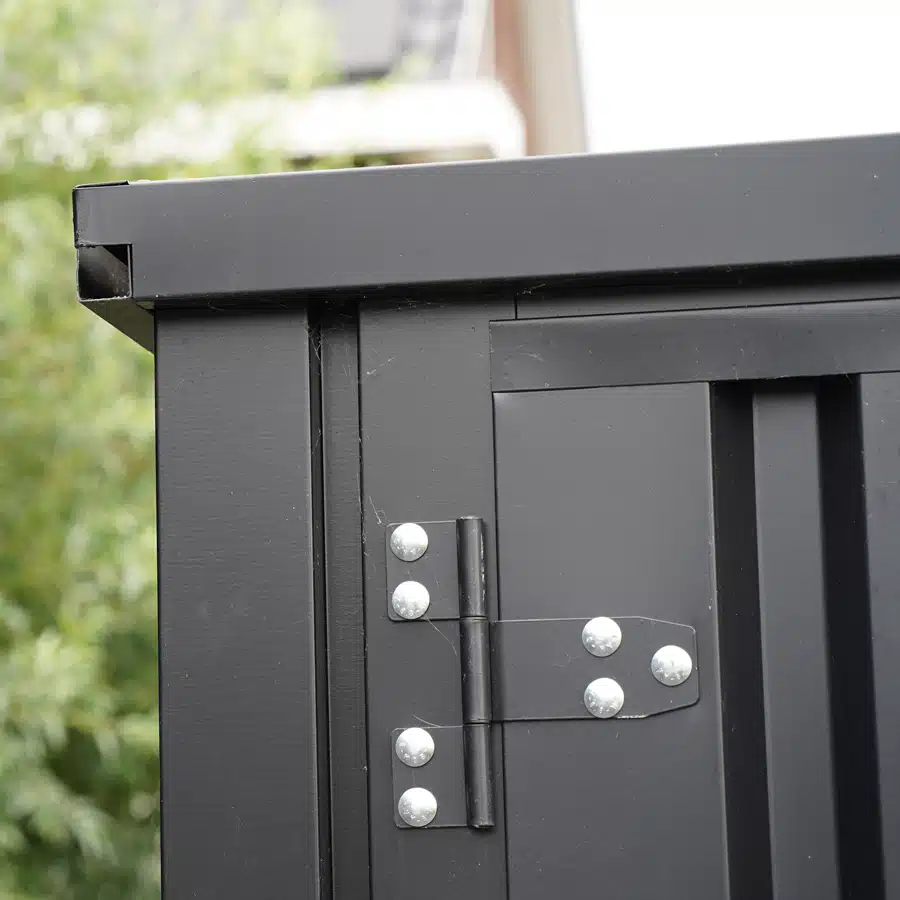 Lagercontainer 3×2 m – Doppeltür lange Seite – Anthrazit RAL 7016 – Bild 4