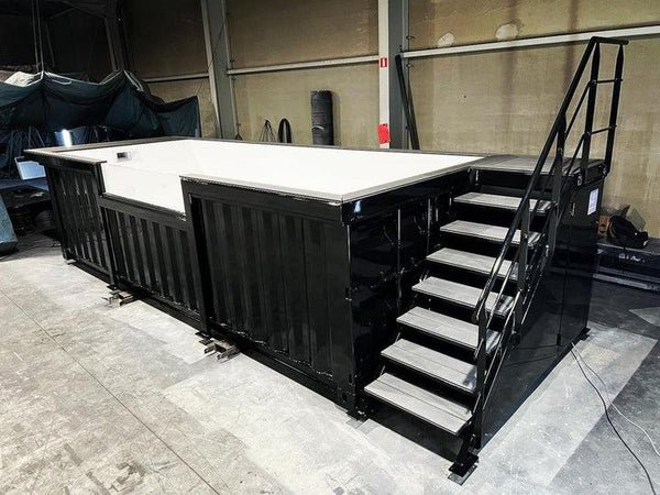 Industrieller Pool-Container, 6 Meter, Schwarz – Neu – Bild 3