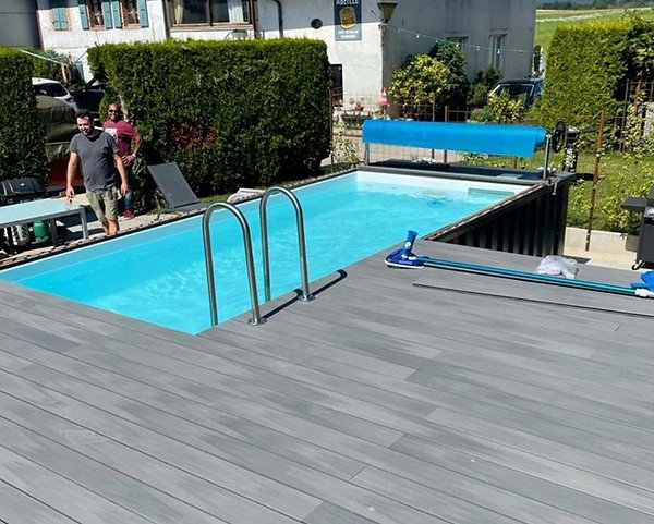 6,2 m × 2,5 m Großer Containerpool mit Wärmepumpe – Premium-Paket – Neu – Bild 5