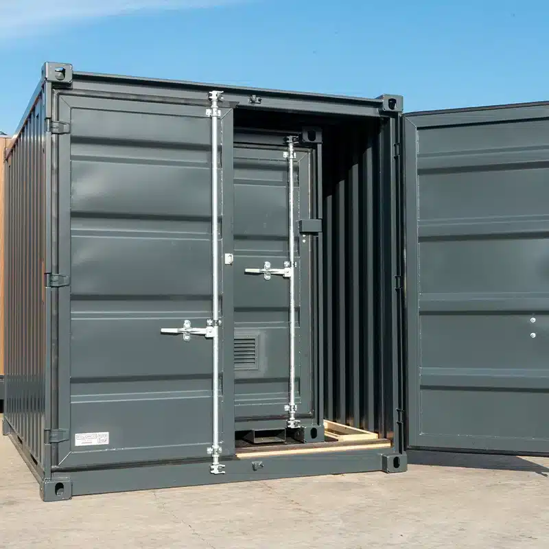 Lagercontainer 10-Fuß Anthrazitfarbener