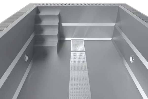 Pool Expert Edelstahlschwimmbecken 3×6×1,34 m – Bild 3