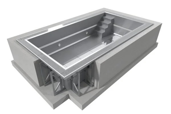 Pool Expert Edelstahlschwimmbecken 3×6×1,34 m – Bild 7