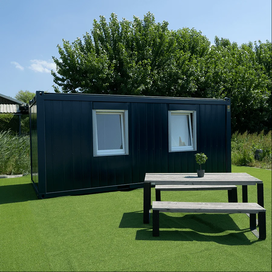 Bürocontainer 20 Fuß 6,05 x 2,43 – RAL 7016