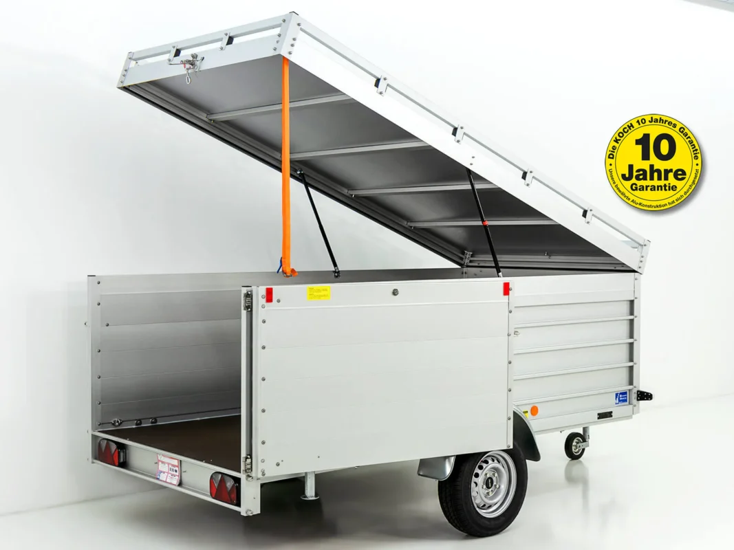 Deckelanhänger 150x300cm Höhe: 95cm 750kg | Typ U7 | Seitentür-Neu
