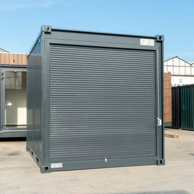 10-Fuß-Lagercontainer mit Rolltor, Neu – Bild 2