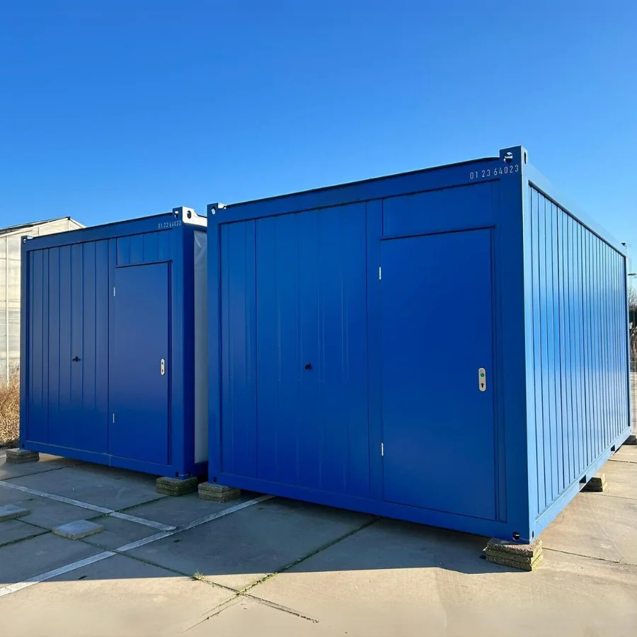 Bürocontainer 6×6 – RAL 5010
