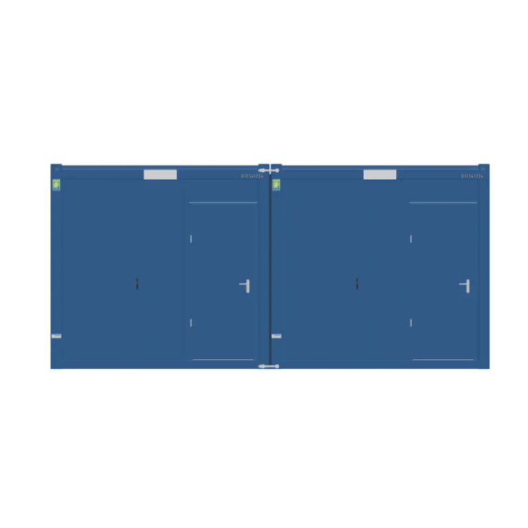 Bürocontainer 6×6 – RAL 5010 – Bild 5
