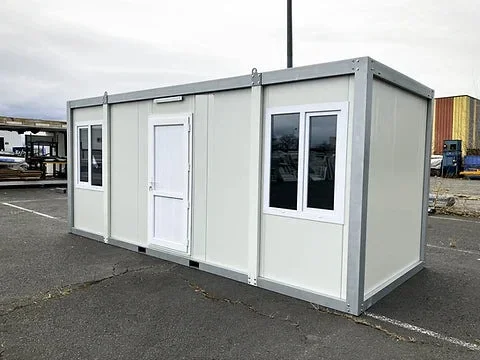 BUNGALOW VAN 14 M² GELEVERD KLAAR VOOR MONTAGE – NIEUW