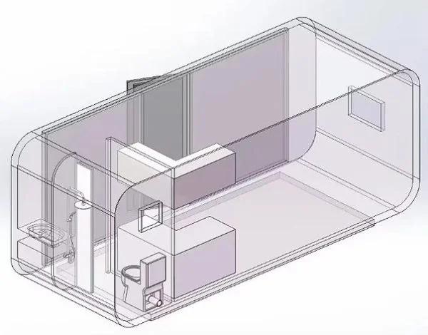 Containerkleinhaus Eco 6000 B / Werkstatt / Büro-Stahlwerke – Bild 7