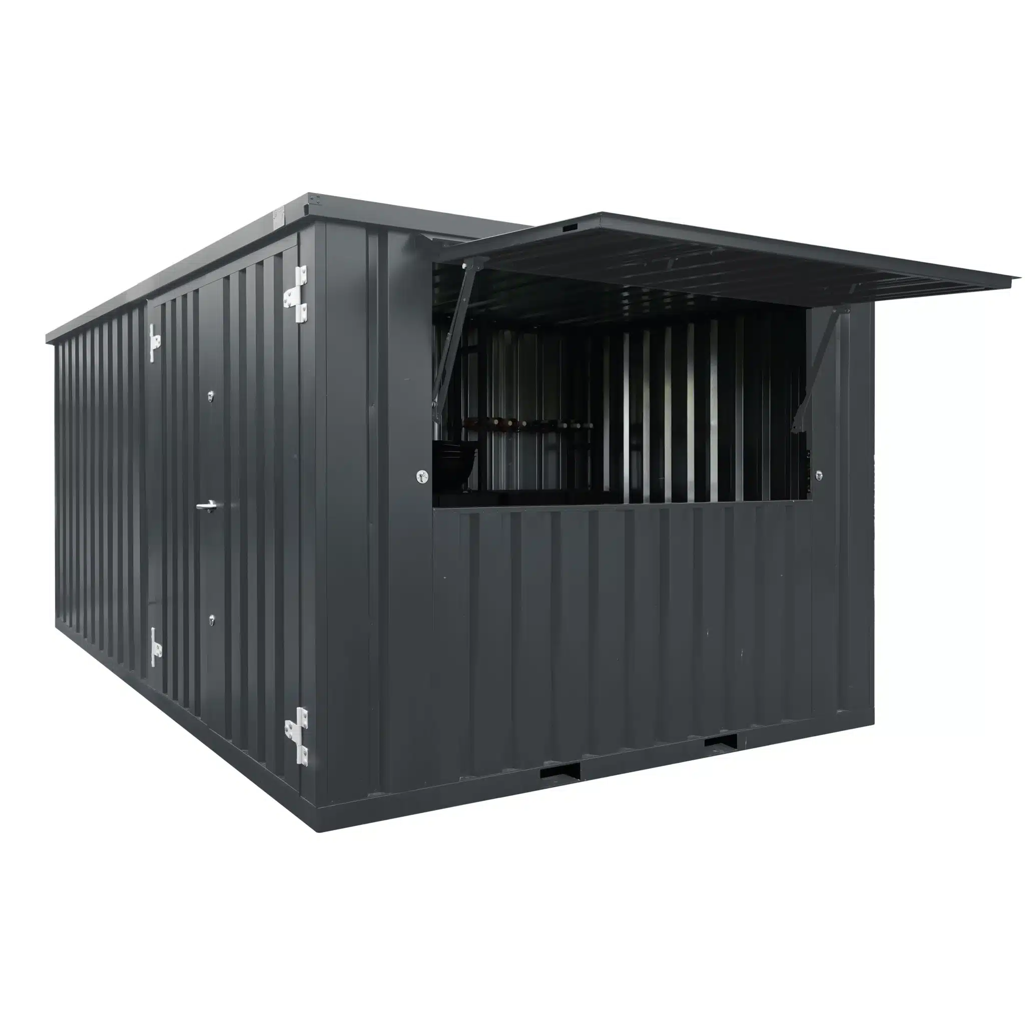 Containerstange XL 4 x 3 Anthrazit RAL 7016-Neu