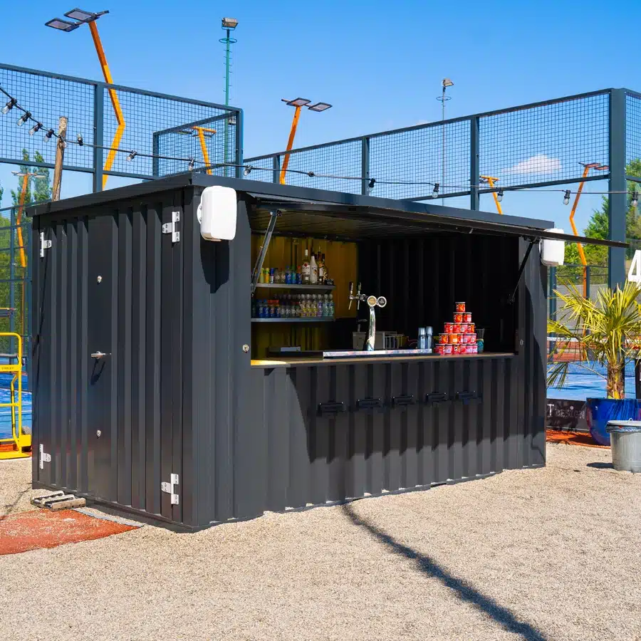Containerstange XL 4 x 2 Anthrazit RAL 7016-Neu